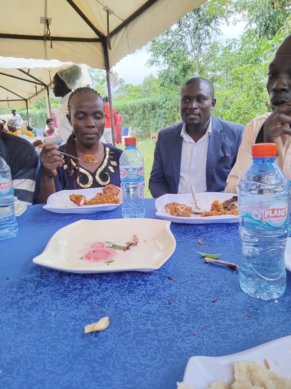 Members in a funeral event in October 2025